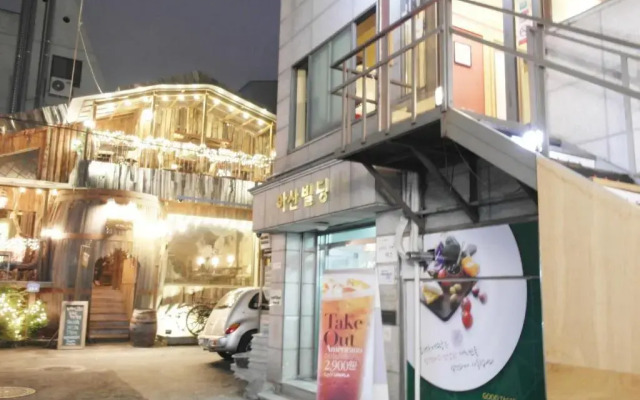 Hostel Maru Hongdae вид на фасад