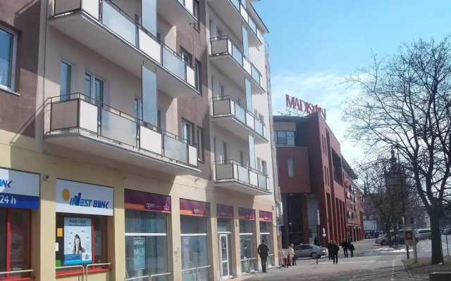 Отель Apartament Rajska вид на фасад