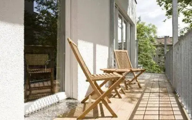 Апартаменты Pfefferbett Apartments Prenzlauer Berg вид на фасад