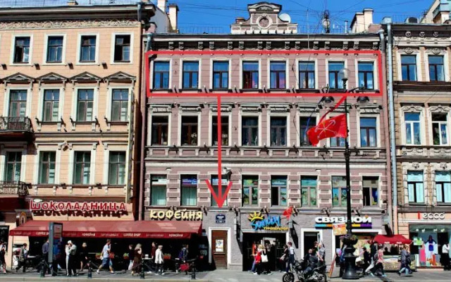 Гостиница Stayok On Nevsky вид на фасад