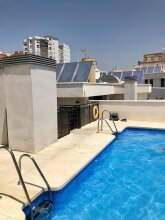 Studio in Málaga, With Wonderful City View, Shared Pool, Terrace - 1 km From the Beach, фото 3