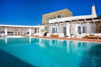 180 ° View PRIVATE Pool Villa Choulakia to enjoy SUN kissing SEA