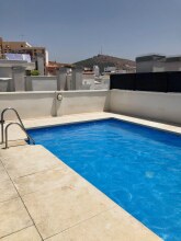 Studio in Málaga, With Wonderful City View, Shared Pool, Terrace - 1 km From the Beach