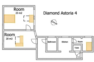 Diamond Astoria 4, Quiet Apartment, фото 26 Diamond Astoria 4, Quiet Apartment, фото 26