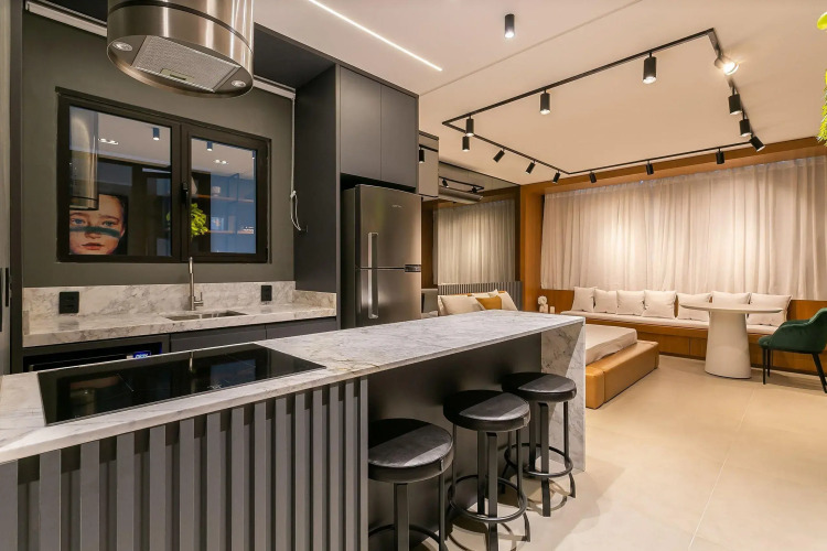 Studio Moderno Com Piscina No Rooftop #corg01 — фото 3
