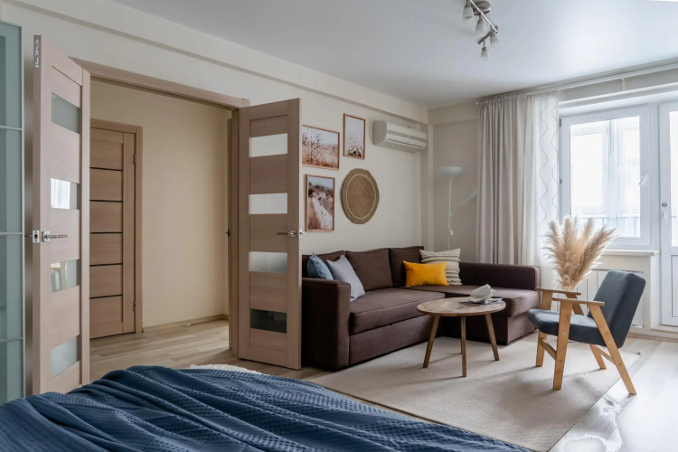 Фотография номера квартиры Апартаменты Breeze от сети Good Vibes Apartments