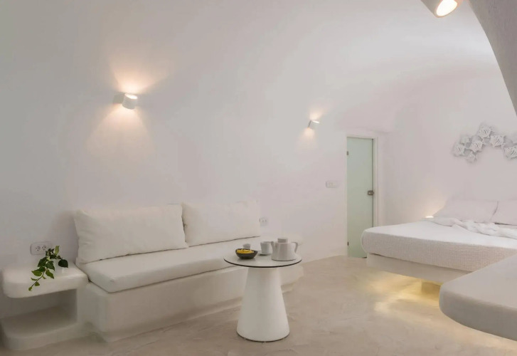White Concept Caves