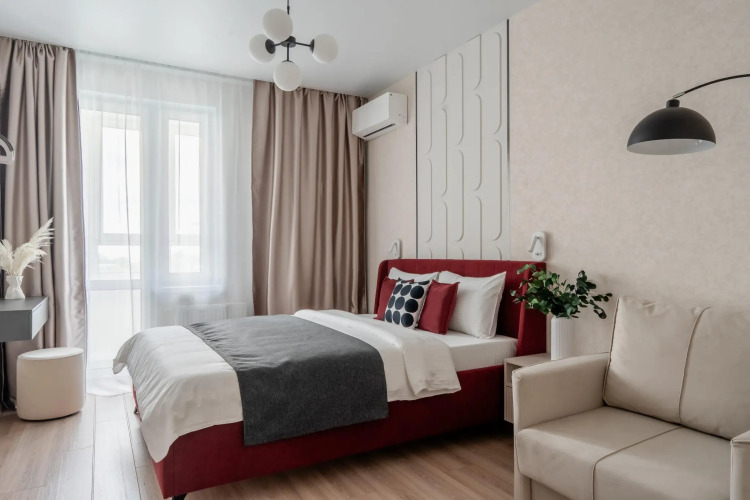 Фотография номера квартиры Апартаменты Good Vibes Apartments на ул.1-я Оранжерейная 14А