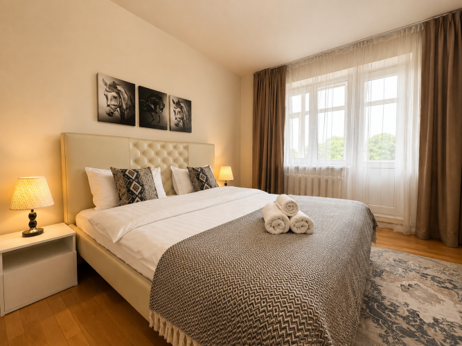 Фотография номера квартиры Апартаменты Qazaq Apartments Samal 1