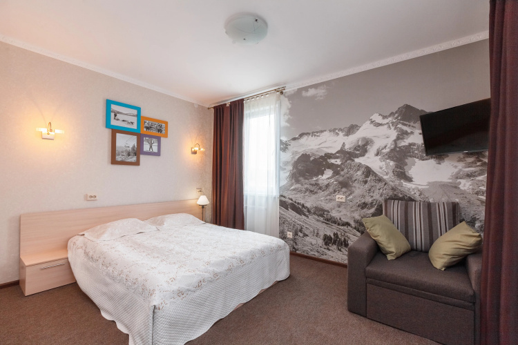 Фотография номера гостиницы Отель 5* Всесезонный курорт Манжерок