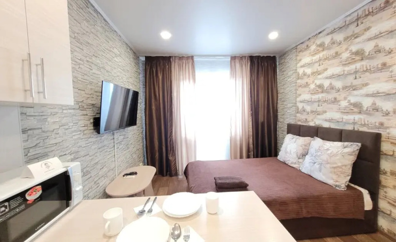Фотография номера квартиры Апартаменты Prince Apartments на ПроспектеСтроителей 18 (180)