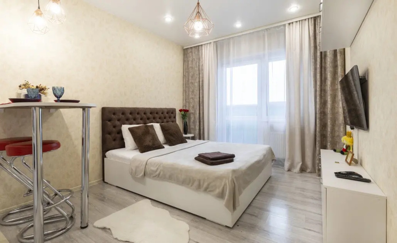 Фотография номера квартиры Апартаменты Prince Apartments на ПроспектеСтроителей 18 (186)