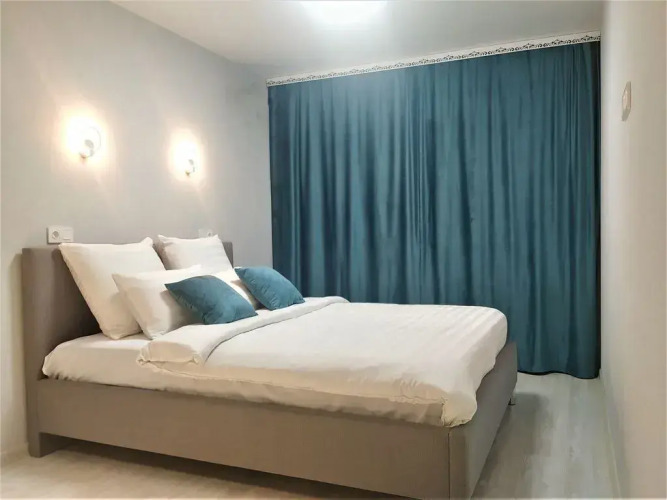 Фотография номера квартиры Апартаменты RentHome студия Бирюза на Южном шоссе у ТЦ Амбар