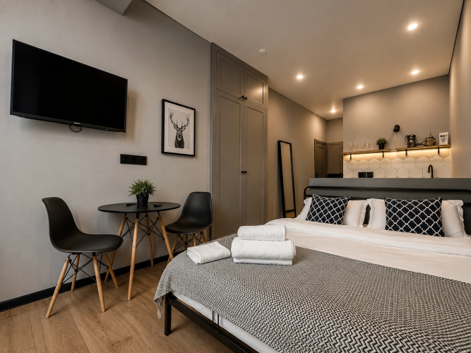 Фотография номера квартиры Апартаменты M.O.O.N. APARTMENTS Lamiya 34