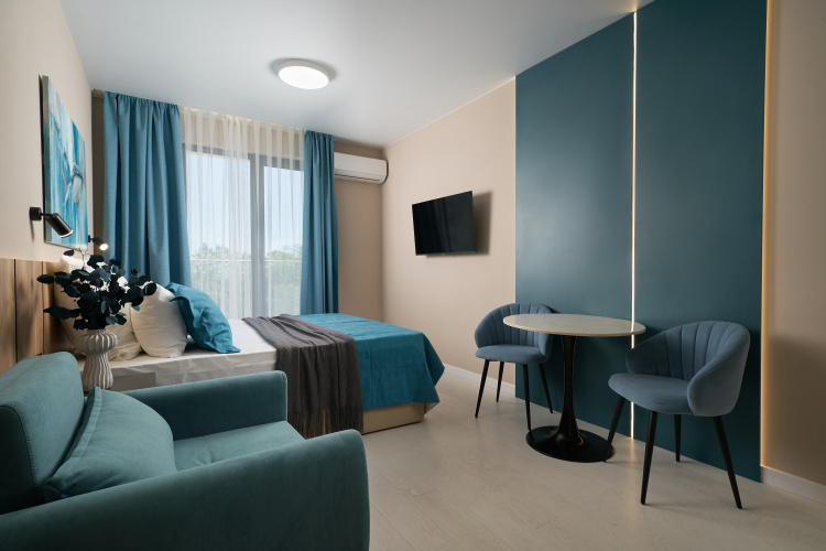 Фотография номера квартиры Апартаменты Стандарт City Sea view 3 корпус 705