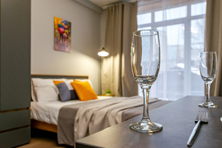 Фотография номера квартиры Квартира Уютная современная студия у Цирка