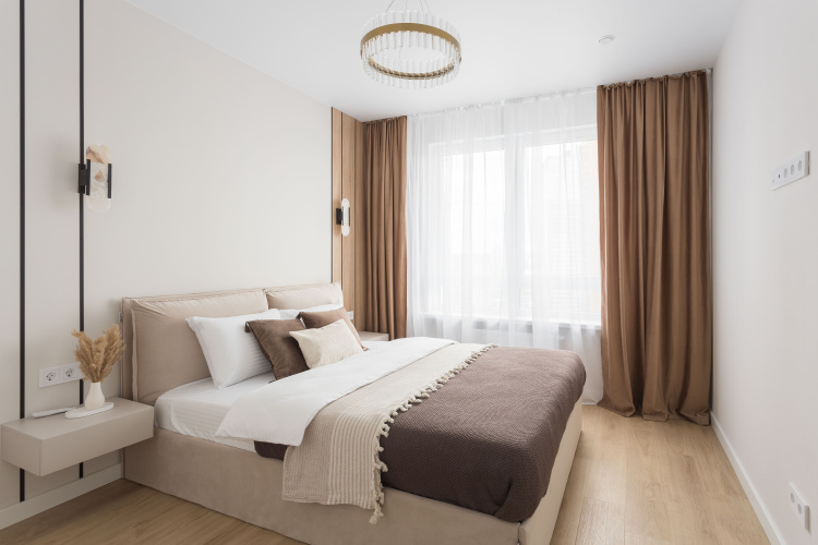 Фотография номера квартиры Апартаменты Hygge Karelia Евродвушка у Набережной Marble Luxe