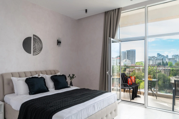 Фотография номера квартиры Апартаменты Red Apartments Светлана Парк Адалин